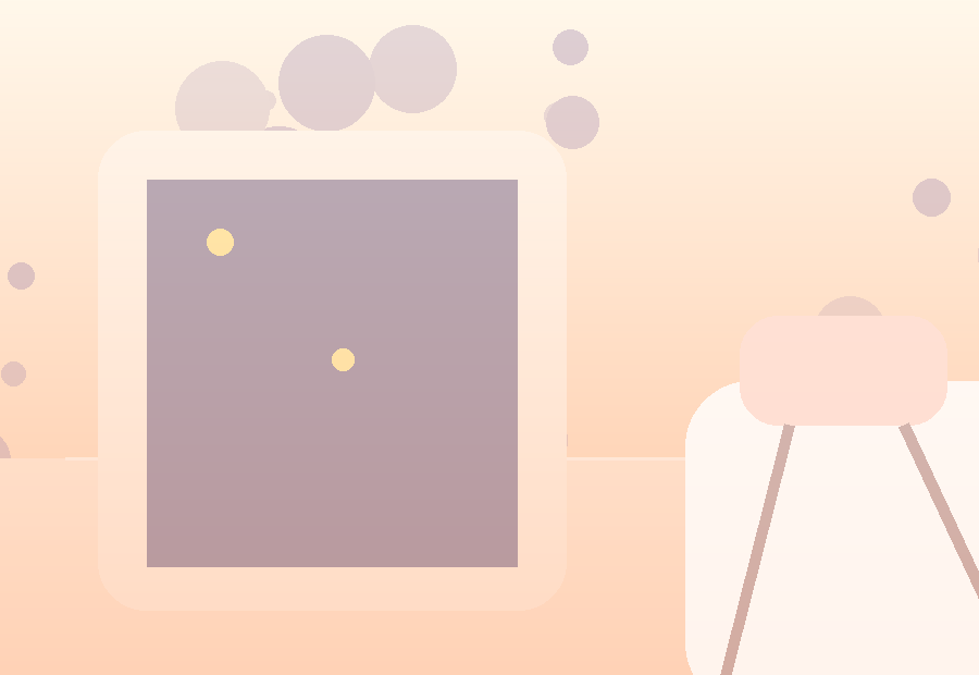 暖光房间里的社交陪伴感